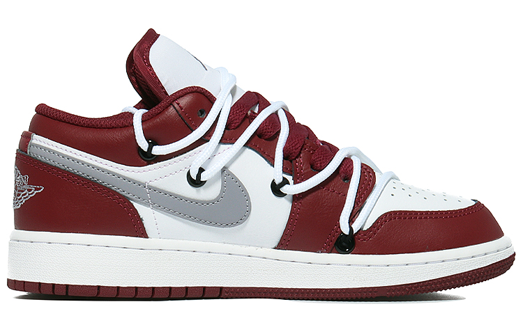 Order (W) [Sepatu Custom] Air Jordan 1 Low 'Kelinci Malaikat' 553558-615(Team10-天使兔)