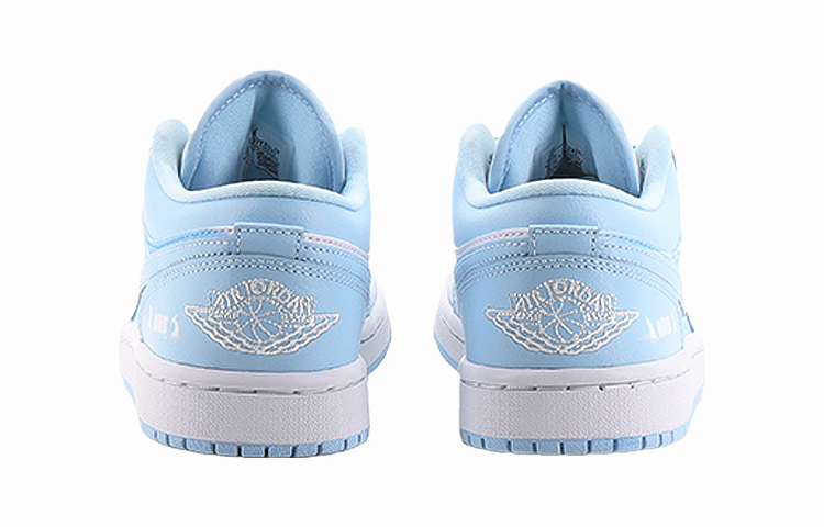 Purchase (W) [Kasut Kustom] Air Jordan 1 Low 'Pokok Kelapa Pantai Biru UNC' DC0774-141(Team10--海滩椰树）