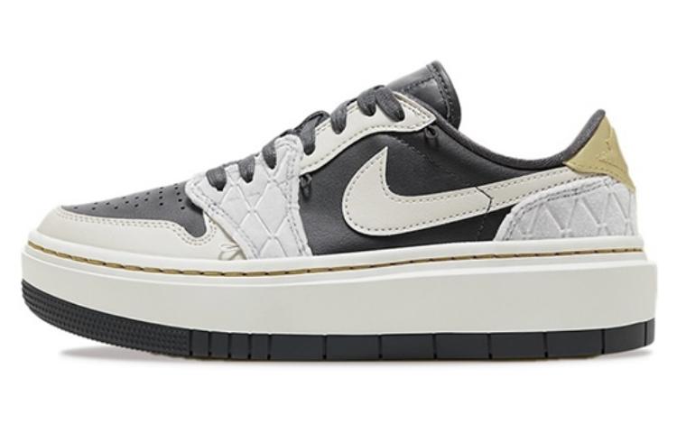 Cheap 【定製籃球鞋】 Jordan Air Jordan 1 OKHR 珍珠掛飾 絲帶 氣質 增高 低筒 復古籃球鞋 女款 黑灰粉