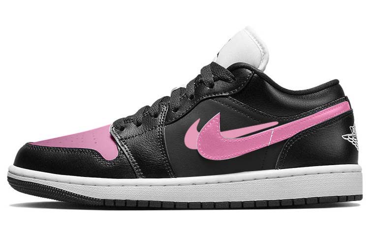 Buy (W) [Kasut Custom] Air Jordan 1 Low 'Black Pink Panda' DC0774-101-450442
