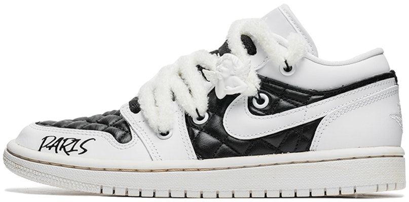 (W) 에어 조던 1 로우 '블랙 화이트 트위드' (커스텀 슈즈) DB6480-100(TeamB-女款黑白解构K-BOX) Buy (W) 에어 조던 1 로우 '블랙 화이트 트위드' (커스텀 슈즈) DB6480-100(TeamB-女款黑白解构K-BOX)