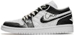 (W) 에어 조던 1 로우 '블랙 화이트 스페셜 박스' (57 characters) DB6480-100(TeamB-女款小香风白边)