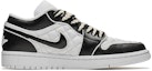 Order (W) 에어 조던 1 로우 '블랙 화이트 스페셜 박스' (57 characters) DB6480-100(TeamB-女款小香风白边)
