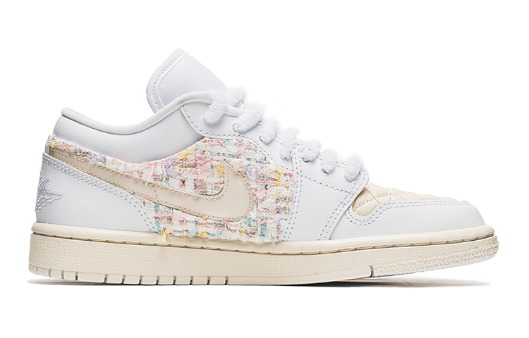 [Custom Shoes] (W) Jordan 1 Low 'Black White Deconstructed' 圖 3