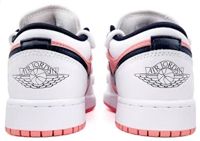 【訂製球鞋】Jordan Air Jordan 1 休閒百搭 耐磨透氣 低筒 復古籃球鞋 女款 黑白粉 Shop 【訂製球鞋】Jordan Air Jordan 1 休閒百搭 耐磨透氣 低筒 復古籃球鞋 女款 黑白粉