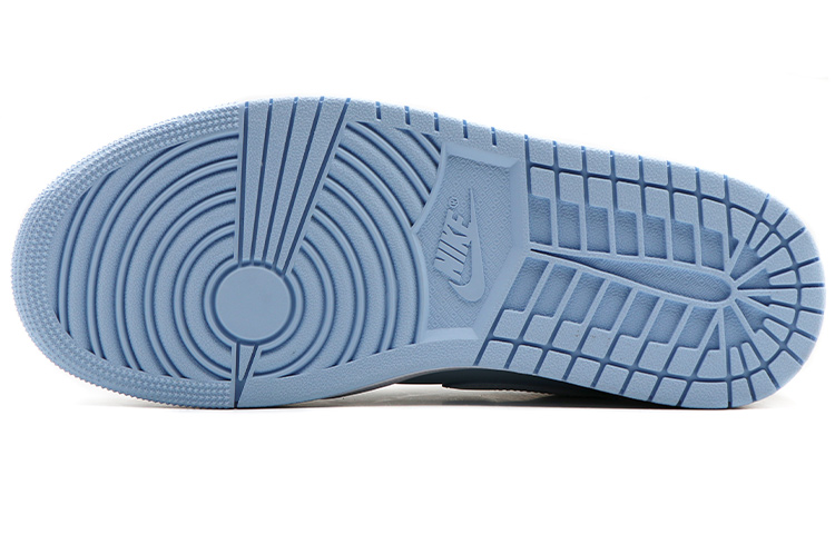 Details for (W) 에어 조던 1 로우 "블루 화이트 우유 프린트" 커스텀 DC0774-141(Team17-女款牛奶)