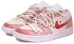Shop 【定制球鞋】Jordan Air Jordan 1 Low OKHR 愛心 腮紅 麻繩 做舊 暈染 低筒 復古籃球鞋 女款 粉色