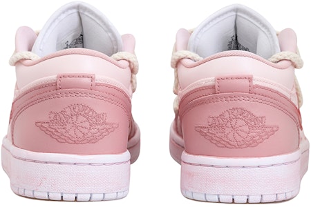 【定制球鞋】Jordan Air Jordan 1 Low OKHR 愛心 腮紅 麻繩 做舊 暈染 低筒 復古籃球鞋 女款 粉色 Purchase 【定制球鞋】Jordan Air Jordan 1 Low OKHR 愛心 腮紅 麻繩 做舊 暈染 低筒 復古籃球鞋 女款 粉色