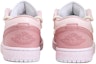 Purchase 【定制球鞋】Jordan Air Jordan 1 Low OKHR 愛心 腮紅 麻繩 做舊 暈染 低筒 復古籃球鞋 女款 粉色