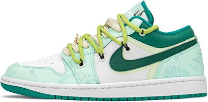 (W) 에어 조던 1 로우 '캐슬 한정판 - 화이트 그린' DC0774-132(TeamA-AJ城堡音乐龟S-BOX) Order (W) 에어 조던 1 로우 '캐슬 한정판 - 화이트 그린' DC0774-132(TeamA-AJ城堡音乐龟S-BOX)