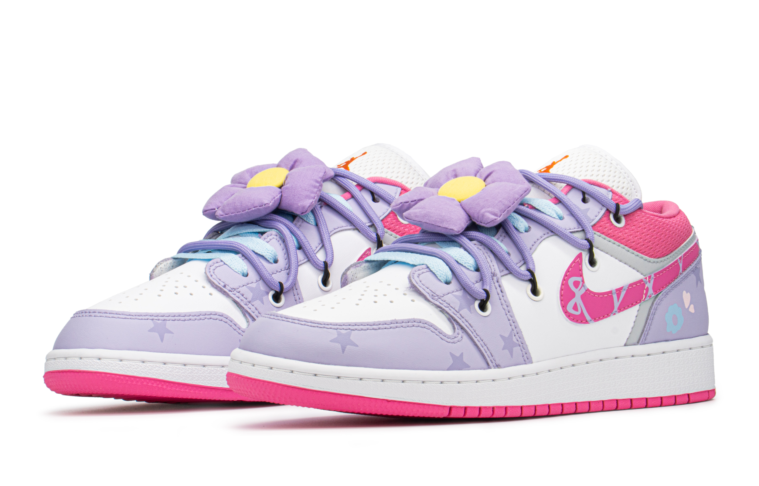 Shop (W) 에어 조던 1 로우 '캐슬 한정판 루루 발레 핑크-퍼플' DR9498-168(TeamA-AJ城堡芭蕾兔S-BOX)