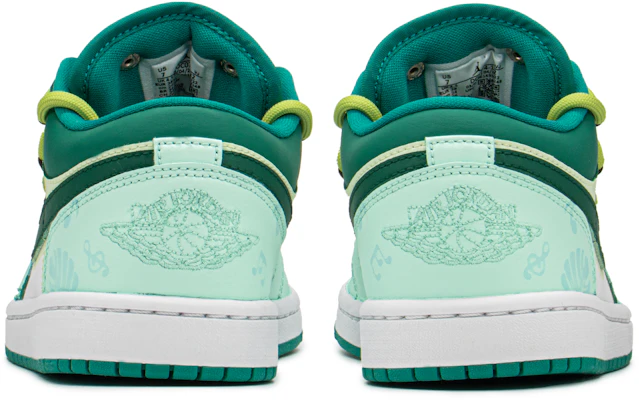 【定制球鞋】Jordan Air Jordan 1 Low 米米 音樂龜 禮盒 低幫 復古籃球鞋 女款 白綠 城堡限定 Purchase 【定制球鞋】Jordan Air Jordan 1 Low 米米 音樂龜 禮盒 低幫 復古籃球鞋 女款 白綠 城堡限定