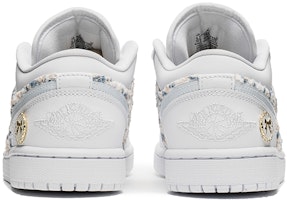 (W) 커스텀 에어 조던 1 로우 '샤넬 화이트-블루' DB6480-100(TeamB-女款小香风白蓝) Shop (W) 커스텀 에어 조던 1 로우 '샤넬 화이트-블루' DB6480-100(TeamB-女款小香风白蓝)