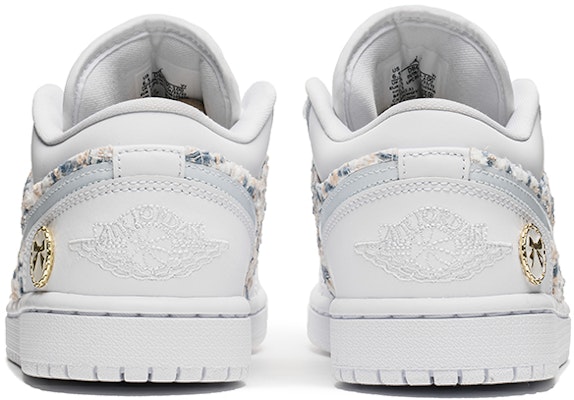 (W) 커스텀 에어 조던 1 로우 '샤넬 화이트-블루' DB6480-100(TeamB-女款小香风白蓝) Shop (W) 커스텀 에어 조던 1 로우 '샤넬 화이트-블루' DB6480-100(TeamB-女款小香风白蓝)