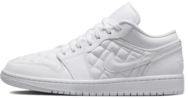 (W) 커스텀 에어 조던 1 로우 '샤넬 화이트-블루' DB6480-100(TeamB-女款小香风白蓝) Details for (W) 커스텀 에어 조던 1 로우 '샤넬 화이트-블루' DB6480-100(TeamB-女款小香风白蓝)