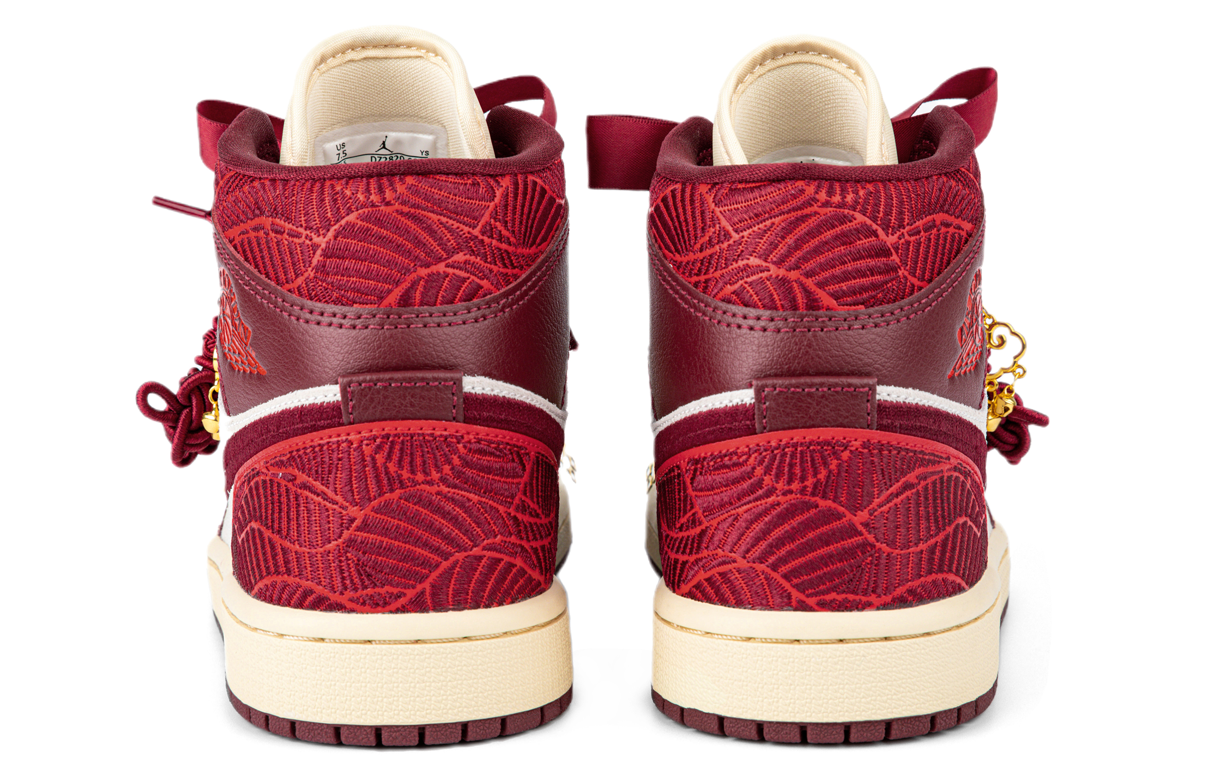 Purchase (W) [Zapatos Personalizados] Air Jordan 1 Low 'Boda China Blanco Rojo' DZ2820-601(Team18-同心锁婚鞋SBOX)