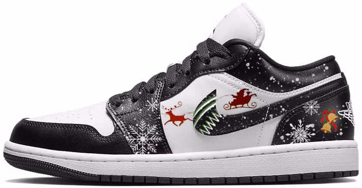 custom-shoes-women-air-jordan-1-low-christmas-bells