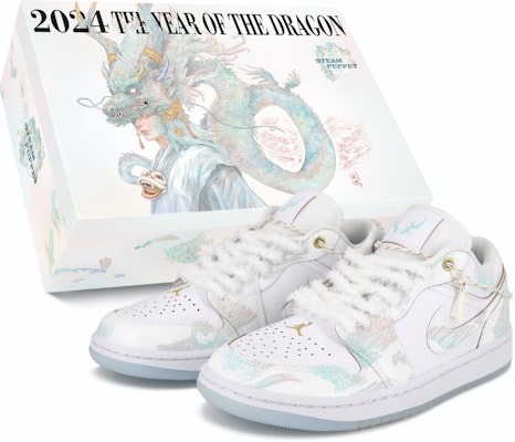 (W) Zapatillas Air Jordan 1 Low 'Año del Dragón CNY - Cian Blanco' FN8899-131(Team17-青帘烟雨S-BOX) Buy (W) Zapatillas Air Jordan 1 Low 'Año del Dragón CNY - Cian Blanco' FN8899-131(Team17-青帘烟雨S-BOX)