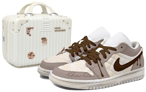 (W) 커스텀 에어 조던 1 로우 '커피 초콜릿' DB6480-100(Team拾玖-咖啡巧克力S-BOX) Buy (W) 커스텀 에어 조던 1 로우 '커피 초콜릿' DB6480-100(Team拾玖-咖啡巧克力S-BOX)