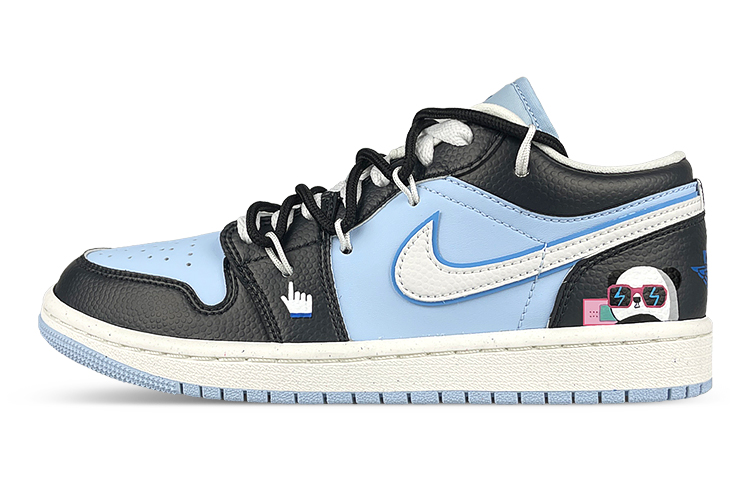 [Custom Shoes] (W) Jordan 1 Low 'Cyberpunk Panda Deconstructed Sock' 圖 2
