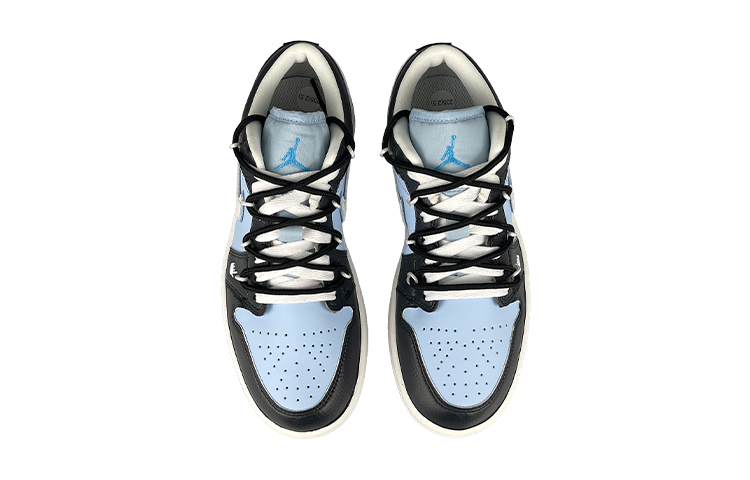 [Custom Shoes] (W) Jordan 1 Low 'Cyberpunk Panda Deconstructed Sock' 圖 5