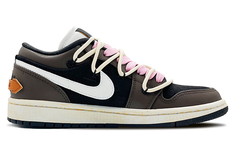 Lookbook (W) 에어 조던 1 로우 '블랙 브라운' (커스텀) CZ4776-107(TeamK-甜心黑巧S-BOX)