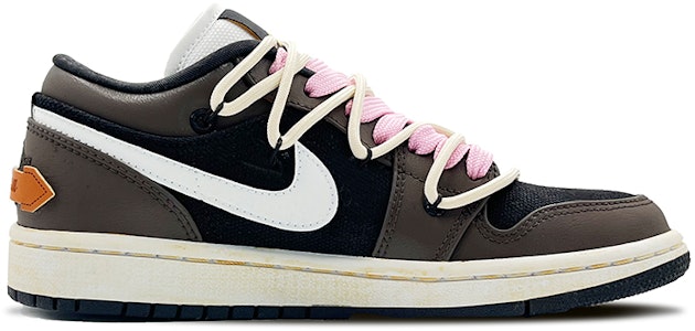 (W) 에어 조던 1 로우 '블랙 브라운' (커스텀) CZ4776-107(TeamK-甜心黑巧S-BOX) Lookbook (W) 에어 조던 1 로우 '블랙 브라운' (커스텀) CZ4776-107(TeamK-甜心黑巧S-BOX)