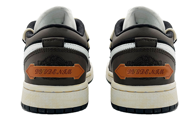 Purchase (W) 에어 조던 1 로우 '블랙 브라운' (커스텀) CZ4776-107(TeamK-甜心黑巧S-BOX)