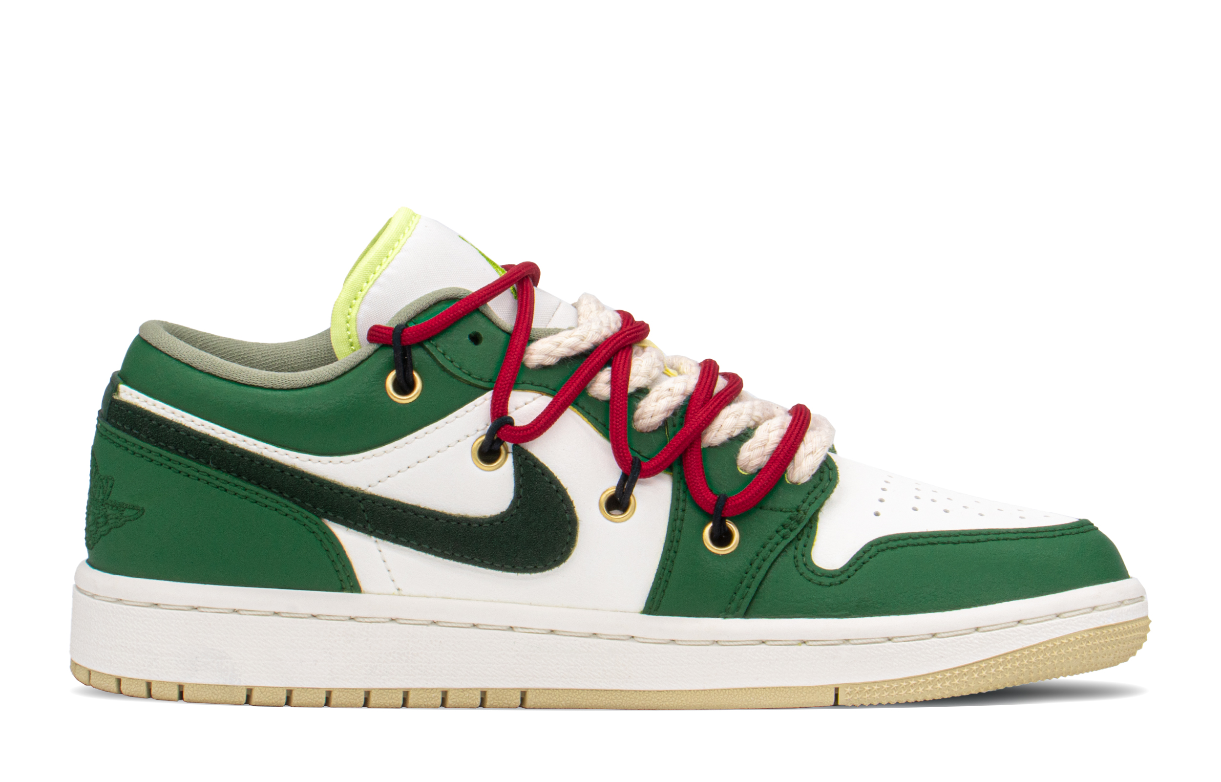 Lookbook (W) Zapatillas personalizadas Air Jordan 1 Low 'Desert Cactus Vibe' FD9906-131(TeamA-AJ沙漠仙人掌S-BOX)