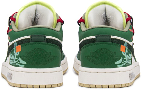 【定制球鞋】Jordan Air Jordan 1 FZBB 沙漠仙人掌 vibe風 低幫 復古籃球鞋 女款 綠白 Shop 【定制球鞋】Jordan Air Jordan 1 FZBB 沙漠仙人掌 vibe風 低幫 復古籃球鞋 女款 綠白