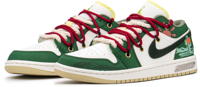 (W) 【定制鞋款】Air Jordan 1 Low“沙漠仙人掌氛围” FD9906-131(TeamA-AJ沙漠仙人掌S-BOX) Shop (W) 【定制鞋款】Air Jordan 1 Low“沙漠仙人掌氛围” FD9906-131(TeamA-AJ沙漠仙人掌S-BOX)