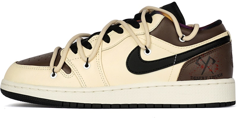 (W) 커스텀 에어 조던 1 로우 '사막 약탈자' DQ8421-001(Team拾柒-女款低帮沙漠暴徒板鞋) Buy (W) 커스텀 에어 조던 1 로우 '사막 약탈자' DQ8421-001(Team拾柒-女款低帮沙漠暴徒板鞋)