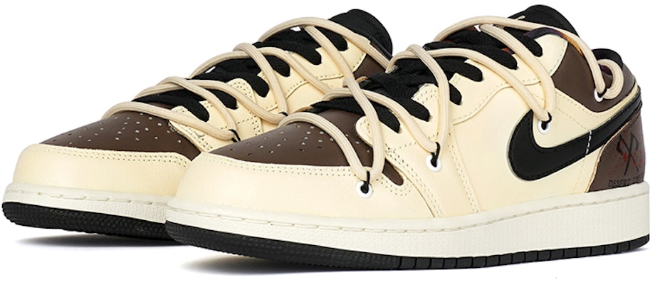 (W) 커스텀 에어 조던 1 로우 '사막 약탈자' DQ8421-001(Team拾柒-女款低帮沙漠暴徒板鞋) Lookbook (W) 커스텀 에어 조던 1 로우 '사막 약탈자' DQ8421-001(Team拾柒-女款低帮沙漠暴徒板鞋)