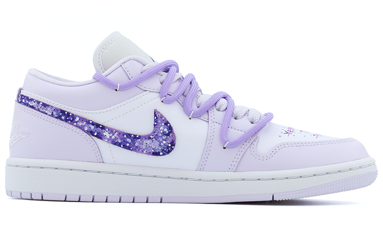 Order (W) [Zapatillas Personalizadas] Air Jordan 1 Low 'Sueños Dopamina Morado' DC0774-501(team肆-梦幻紫A)
