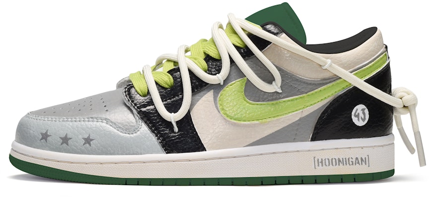 (W) 에어 조던 1 로우 '별 다섯 빈티지' (or) 조던 1 로우 '별다섯 빈티지' 553560-065(TeamE-女款五星黑灰绿) Buy (W) 에어 조던 1 로우 '별 다섯 빈티지' (or) 조던 1 로우 '별다섯 빈티지' 553560-065(TeamE-女款五星黑灰绿)