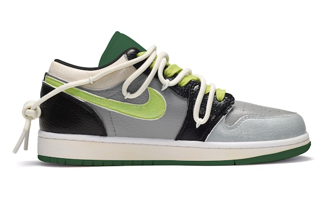 (W) 에어 조던 1 로우 '별 다섯 빈티지' (or) 조던 1 로우 '별다섯 빈티지' 553560-065(TeamE-女款五星黑灰绿) Order (W) 에어 조던 1 로우 '별 다섯 빈티지' (or) 조던 1 로우 '별다섯 빈티지' 553560-065(TeamE-女款五星黑灰绿)