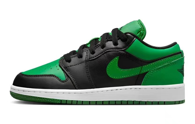 Sizing (W) 에어 조던 1 로우 '별 다섯 빈티지' (or) 조던 1 로우 '별다섯 빈티지' 553560-065(TeamE-女款五星黑灰绿)