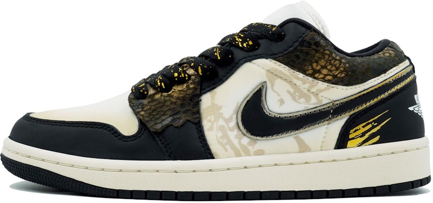 (W) Zapatillas Air Jordan 1 Low 'Escama de Dragón Negro Blanco' FB9893-101(Team113-龙鳞飞甲) Buy (W) Zapatillas Air Jordan 1 Low 'Escama de Dragón Negro Blanco' FB9893-101(Team113-龙鳞飞甲)