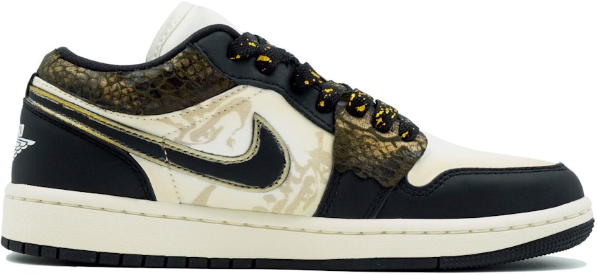 (W) Zapatillas Air Jordan 1 Low 'Escama de Dragón Negro Blanco' FB9893-101(Team113-龙鳞飞甲) Lookbook (W) Zapatillas Air Jordan 1 Low 'Escama de Dragón Negro Blanco' FB9893-101(Team113-龙鳞飞甲)