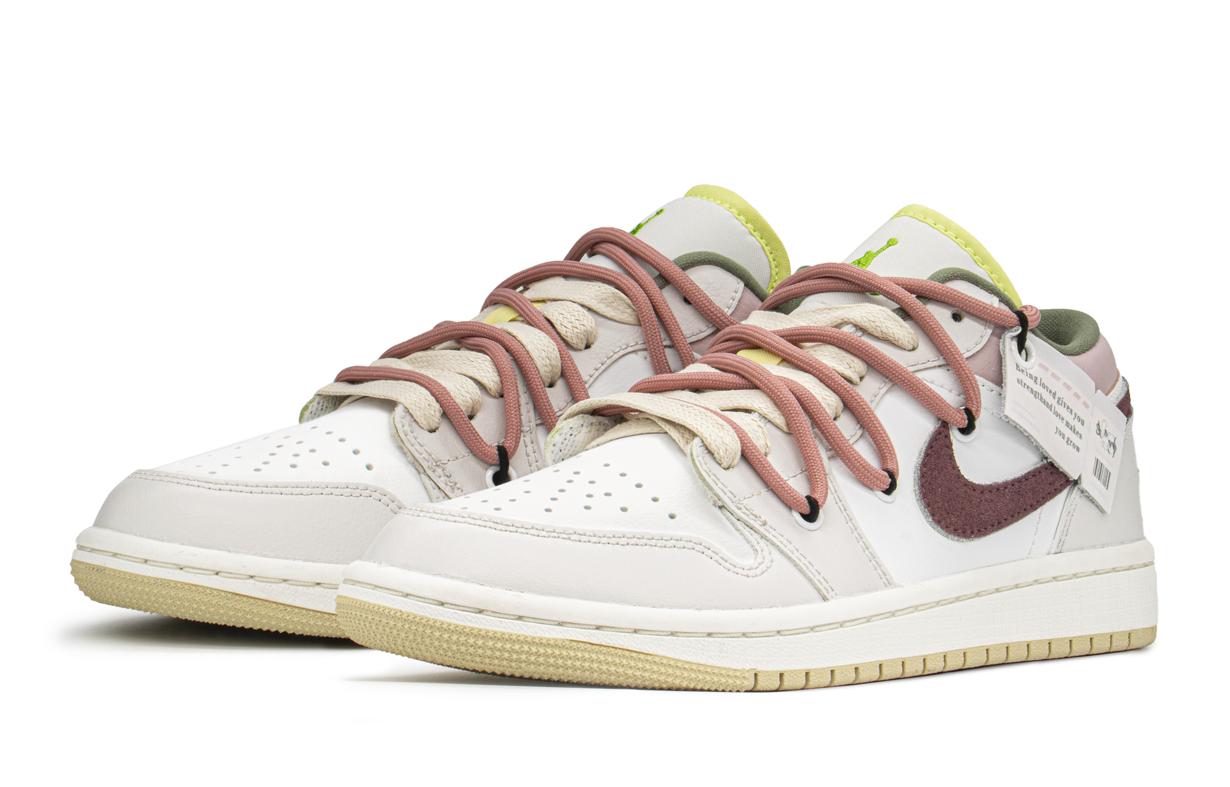 Lookbook (W) カスタム AJ1 Low "フェイス・テンダー" FD9906-131(TeamA-AJ信仰)