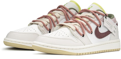 (W) カスタム AJ1 Low "フェイス・テンダー" FD9906-131(TeamA-AJ信仰) Lookbook (W) カスタム AJ1 Low "フェイス・テンダー" FD9906-131(TeamA-AJ信仰)