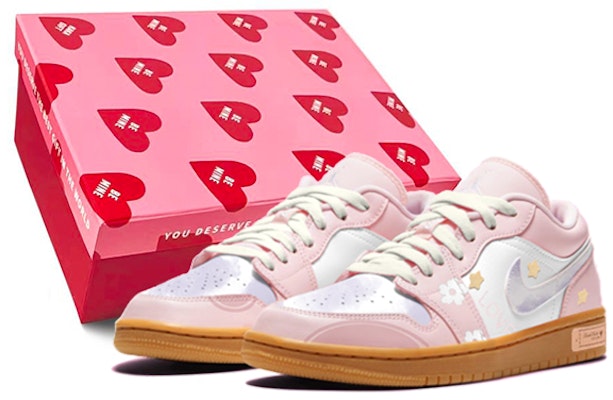 (W) Zapatillas Personalizadas Air Jordan 1 Low "Floral Star" DC0774-601(TeamS-情人节花朵星星S-BOX) Buy (W) Zapatillas Personalizadas Air Jordan 1 Low "Floral Star" DC0774-601(TeamS-情人节花朵星星S-BOX)