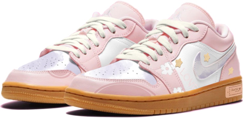 (W) Zapatillas Personalizadas Air Jordan 1 Low "Floral Star" DC0774-601(TeamS-情人节花朵星星S-BOX) Shop (W) Zapatillas Personalizadas Air Jordan 1 Low "Floral Star" DC0774-601(TeamS-情人节花朵星星S-BOX)