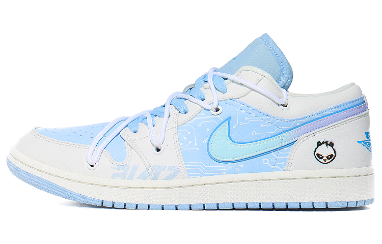 Buy (W) 에어 조던 1 로우 '퓨처 팬더' (커스텀) DV1299-104(Team10-时空穿越）
