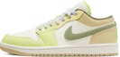 Sizing 【客製化球鞋】Jordan Air Jordan 1 簡約 低筒 復古籃球鞋 女款 綠棕