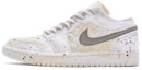 Buy 【定制球鞋】Jordan Air Jordan 1 Low 厮守余生 手繪噴繪 特殊鞋盒 低幫 復古籃球鞋 女款 米白