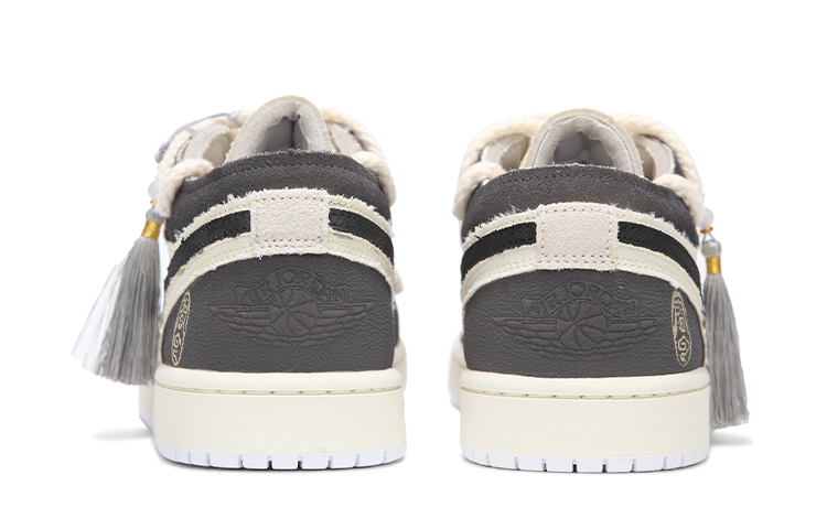 Shop (W) [Kasut Custom] Air Jordan 1 Low 'Ink Heart' FB9139-002-444252