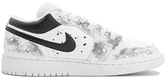 【定制球鞋】 Jordan Air Jordan 1 Low 中國風 水墨丹青 低幫 復古籃球鞋 女款 黑白 Order 【定制球鞋】 Jordan Air Jordan 1 Low 中國風 水墨丹青 低幫 復古籃球鞋 女款 黑白