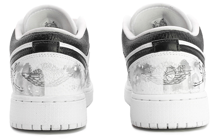 Shop (W) 【カスタムシューズ】(女性) エアジョーダン1 ロー'インクペインティング' AO9944-111(TeamM-女款中国风水墨丹青黑白)