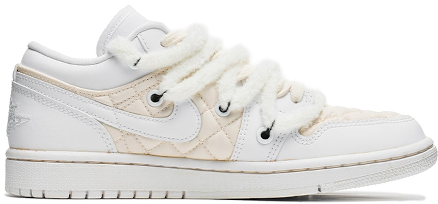 (W) 에어 조던 1 로우 '아이보리 해체 더블 레이스' (77 characters) DB6480-100(TeamB-女款米白解构K-BOX) Lookbook (W) 에어 조던 1 로우 '아이보리 해체 더블 레이스' (77 characters) DB6480-100(TeamB-女款米白解构K-BOX)